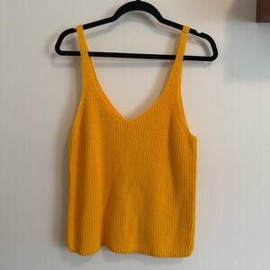 Express x LADYGANG Vibrant Yellow Knit Sweater